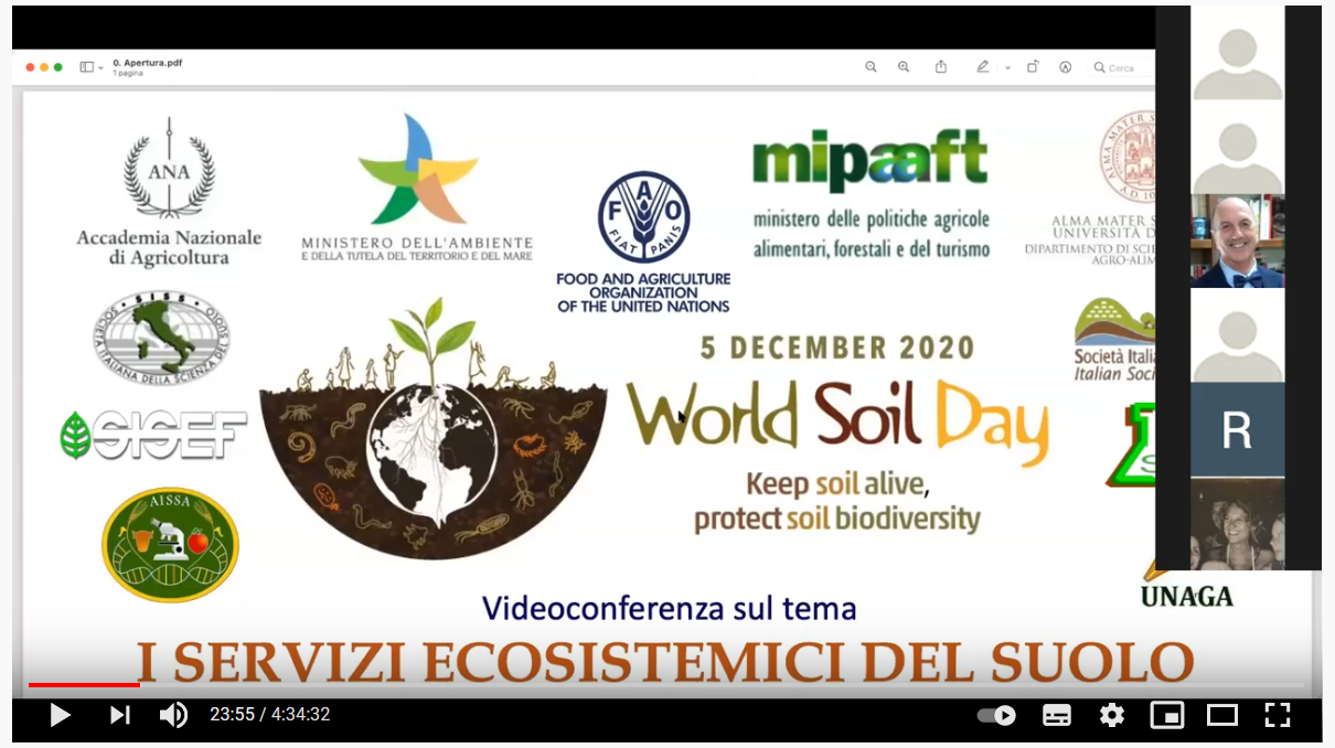 I servizi ecosistemici del suolo: quale futuro? I servizi ecosistemici del suolo: quale futuro?